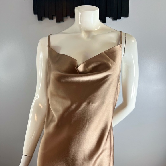 Amaryllis Nora Satin Slip Dress Size Small - Picture 2 of 10